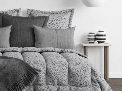 Bedroom set 3 decor 3D model