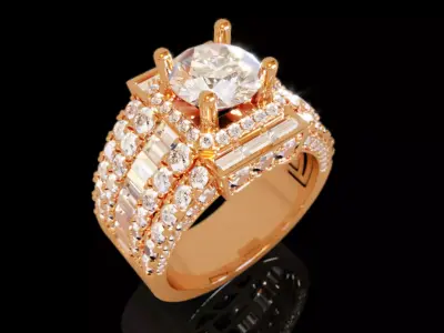 Men Ring 6 3D print model