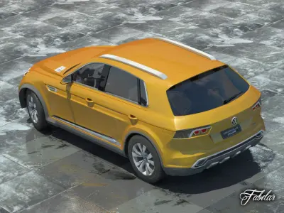 Volkswagen Crossblue coup STD MAT 3D model