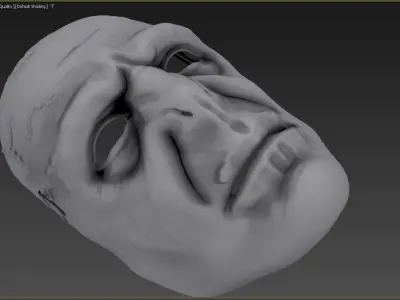 Lord Voldemort Mask  3D Print-Ready STL for True Wizarding Fans 3D print model