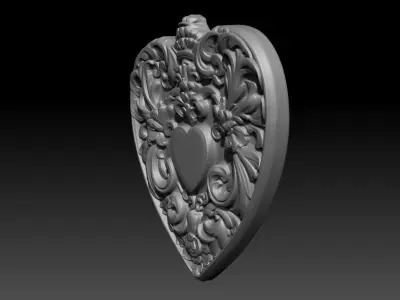 Bas relief Frame 240506 09 3D print model