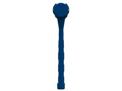 Blue Plastic Peg Hammer 3D print model