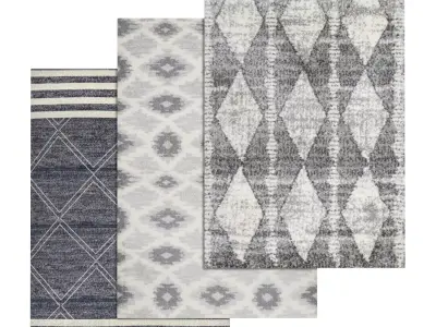Rug Set 1423 3D model