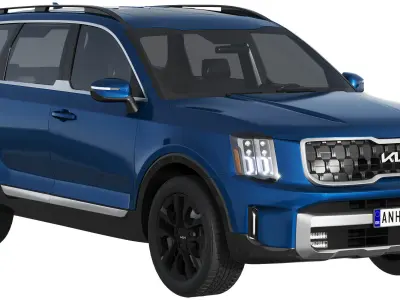 Kia Telluride 2023 3D model