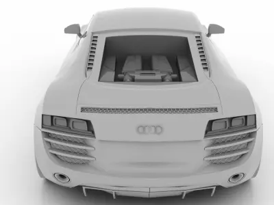 Audi R8 3d model 3D model