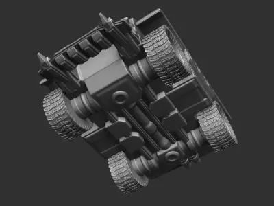 Futuristic car-XXXYYY 3D print model
