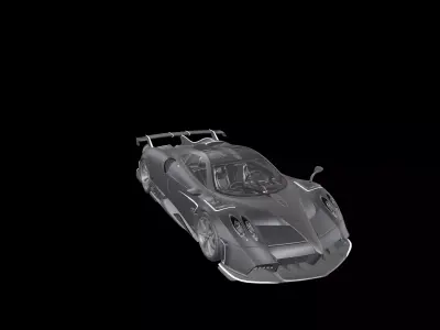 Pagani Imola 2021 3D model