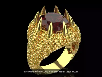 The Dragon Power STL 3D Collection 3D Model Pack