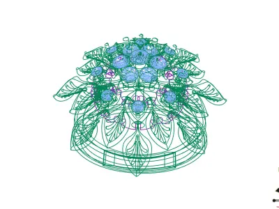 0221 - Flower Ladies Ring - JCADHub 3D print model