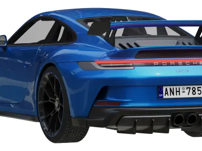 Porsche 911 GT3 2021 3D model