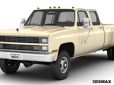 GENERIC PICKUP TRUCK 6 3D model