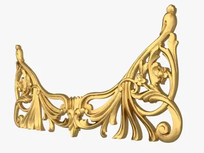 Classic decor ornament 223 3D model
