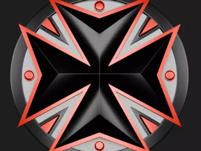 TwistedTemplar Logo  Free 3D model