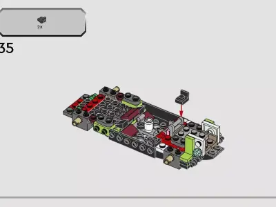 TwindBricks3D - 77237 Dodge Challenger SRT Hellcat Sports Car 3D print model