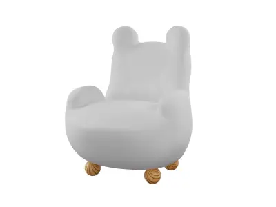 Tady bear chair 01 3D model