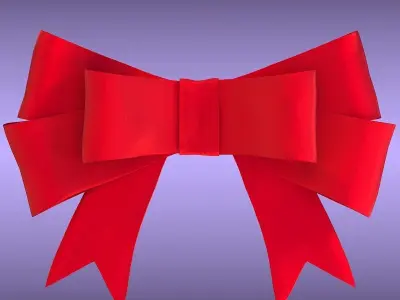 gift bow 3D model