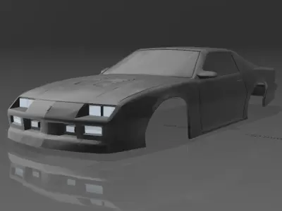 CHEVROLET CAMARO IROC-Z 1990 MINI-Z COMPATIBLE CAR BODY 3D print model