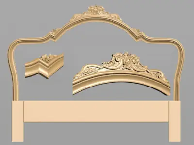 Bed Luxury  3D model