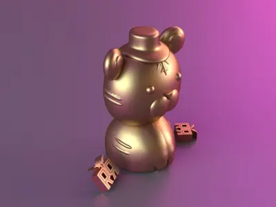 tiger cute 3D print model