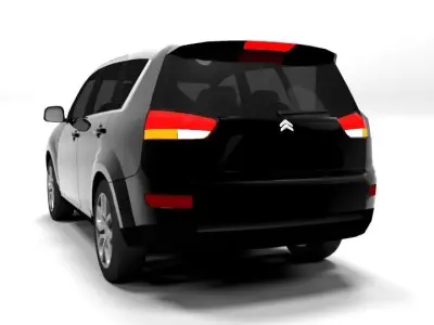 CITROEN C-CROSSER LOWPOLY Low-poly 3D model