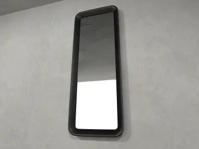 Wall Mirror Low-poly 3D model
