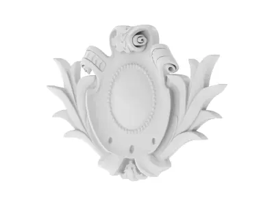 Cartouche Ornament 037 3D model