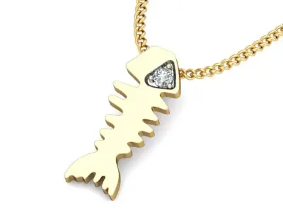 Solitaire Women Pendant 3dm STL OBJ FBX Renders Details 3D print model 18