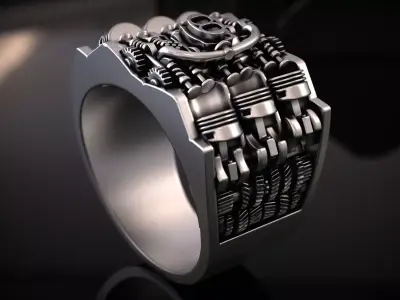 Piston Ring 3D print model