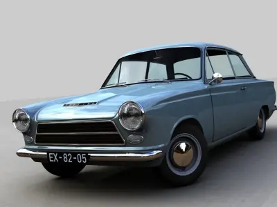 CONSUL CORTINA MK1 1962 3D model