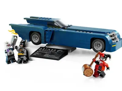 PixelBricks3D - LEGO Batman with the Batmobile  3D print model