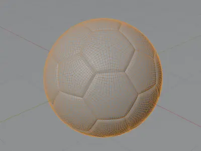 Realistic 3D Soccer Ball 3D model