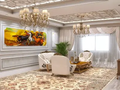 Living room 3D model