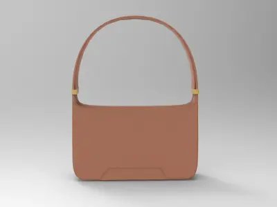 Thomas Shoulder Bag Low-poly 3D model