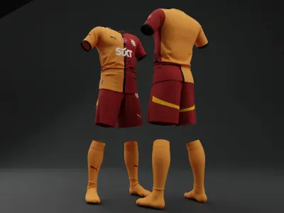 Galatasaray 2024 2025 Home Jersey 3D model