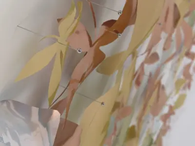 Leaf Wall Sculpture 3D model