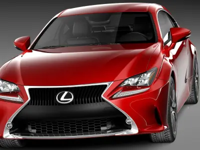 Lexus RC 2015 3D model