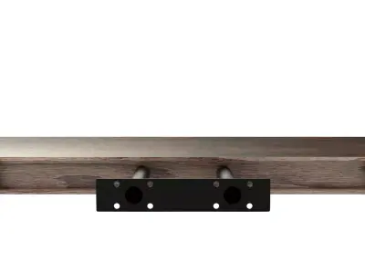 STILISTA VOLATO Wall Shelf - dark wood 3D model