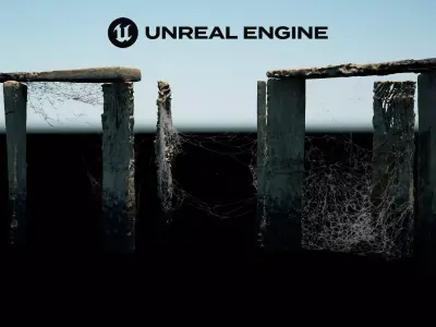 20 Cobweb Static Meshes for Unreal Engine 5  3D model