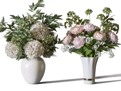 Flower Set 100 3D model