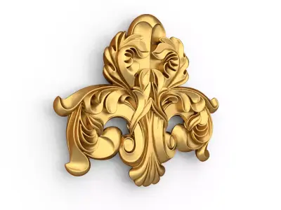 carved classic decorative ornament cnc 3d printing stl 24 3D print model