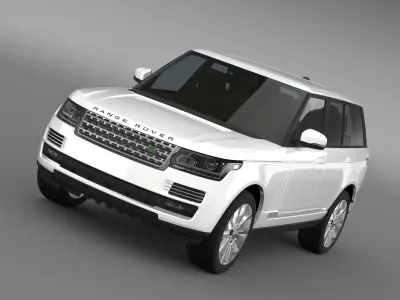 Range Rover Supercharged L405 3D model