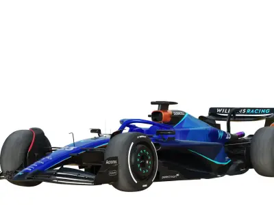 F1 Williams FW45 2023 3D model