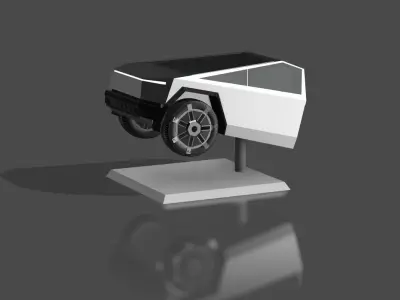 Tesla Cyber Truck pla model figure 3D print model