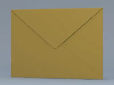 Envelope Brown 3D model