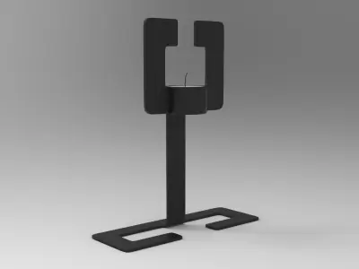 Asian Candleholder Low-poly 3D model