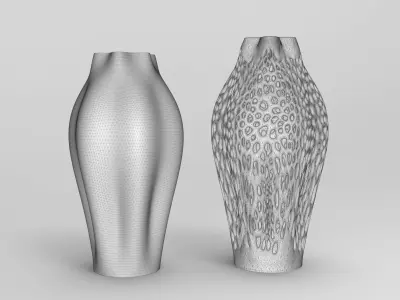 Vase Voronoi 72 3D print model