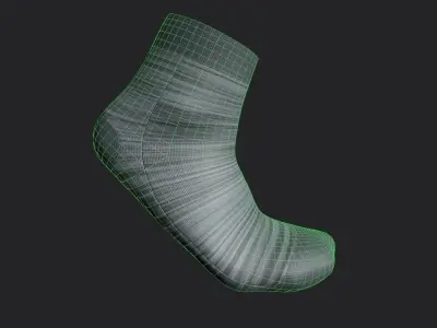 Socks M05 Low-poly 3D model