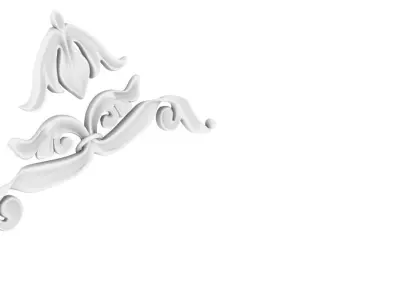 Ornamental Architectural Flourish 3D model