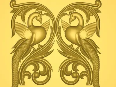 tow birds design20 3D model