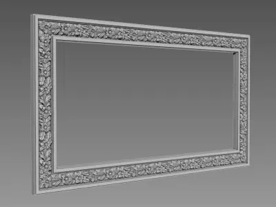 Frame Small Flowers 3D model